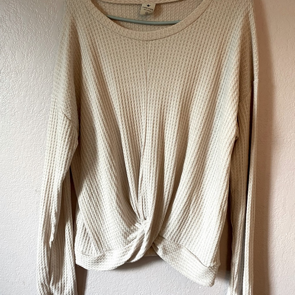 Paper Crane Twist Front Top-M